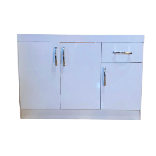 MUEBLE LAVAP BCO BRILLO 3PTAS 1Cajon 1